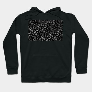 Abstract Black and White Design Hoodie